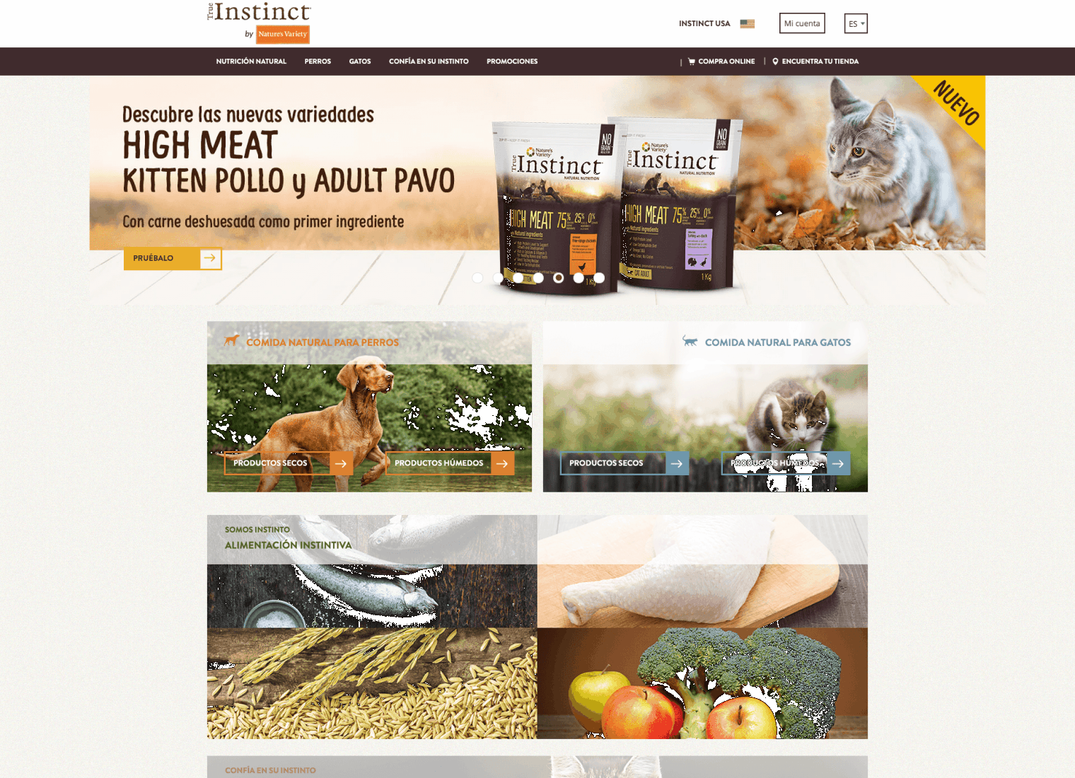 True Instinct e-commerce